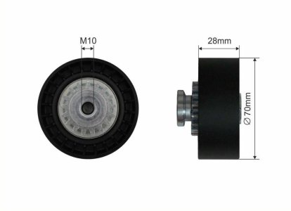 Rolka napinacza CAFFARO 35-68 7700851321