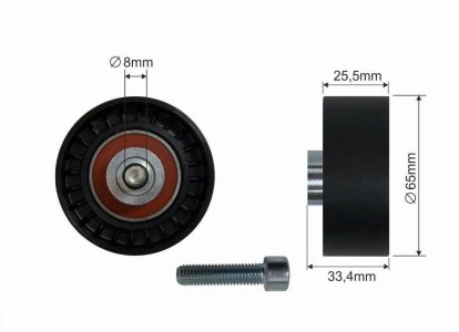 ZASTĄPIONA PRZEZ 322-113 ROLKA NAPINACZA ROVER