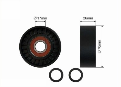 Rolka prowadząca CAFFARO 01-86 64557786545