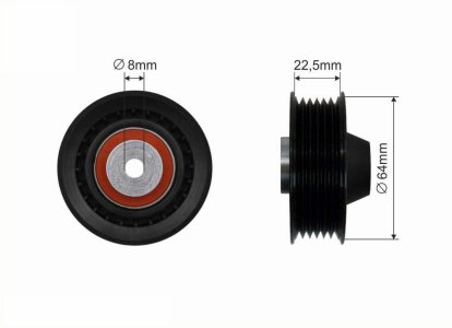 Rolka prowadząca CAFFARO 80-12 6012001070