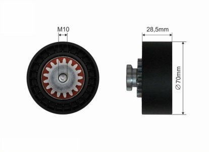Rolka napinacza CAFFARO 35-96 575185