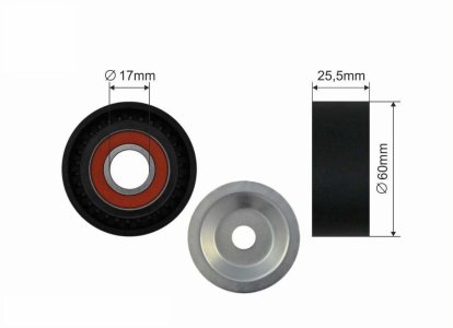 Rolka napinacza CAFFARO 133-00 8200277606