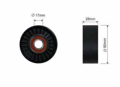 Rolka prowadząca CAFFARO 172-00 11287500560