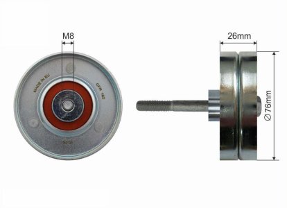 Rolka prowadząca CAFFARO 164-20 9207905