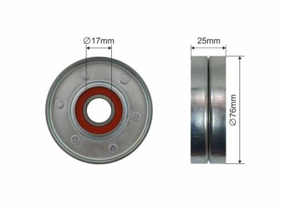 Rolka prowadząca CAFFARO 171-00 078903133AB