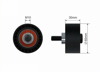 Rolka prowadząca CAFFARO 210-37 83042
