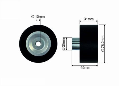 Rolka prowadząca CAFFARO 249-86 1372770