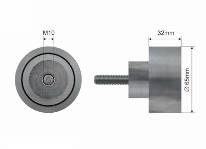 Rolka prowadząca CAFFARO 243-99 4892356