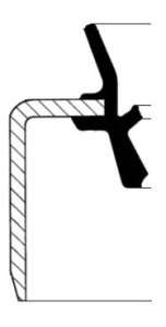 Uszczelniacz 49x62,5/f166x9,5/12,8 CORTECO 15019825 97VB1190AA