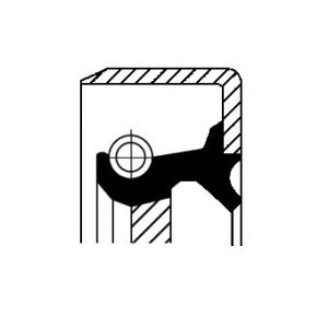 Uszczelniacz 40x74x9,5/18,8 CORTECO 19033959 