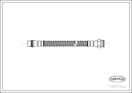 Przewód hamulcowy giętki CORTECO 19031244 4806C0