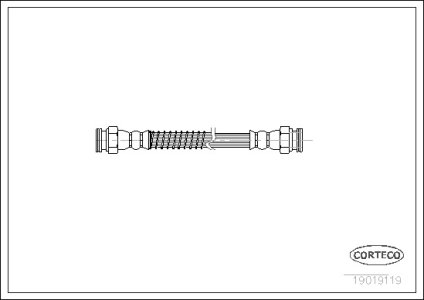 Przewód hamulcowy giętki CORTECO 19019119 480665
