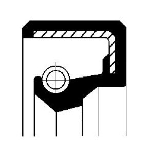 USZCZELNIACZ 23X34,3X6,35 CIŚNIENIOWY