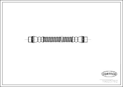 Przewód hamulcowy giętki CORTECO 19025762 480667