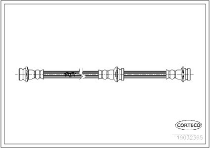 Przewód hamulcowy giętki CORTECO 19032365 5159060B00