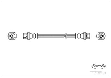 Przewód hamulcowy giętki CORTECO 19032604 9094702C30