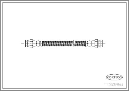 Przewód hamulcowy giętki CORTECO 19032594 5873702000