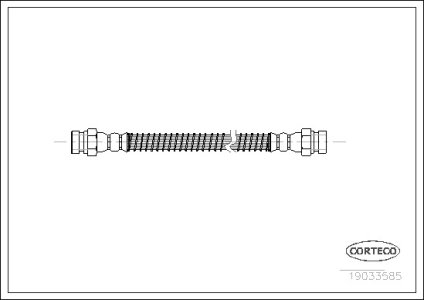 Przewód hamulcowy giętki CORTECO 19033585 587371C000