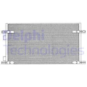 Chłodnica klimatyzacji DELPHI TSP0225212 7701045346