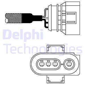 Sonda lambda DELPHI ES10403-12B1 021906265AG