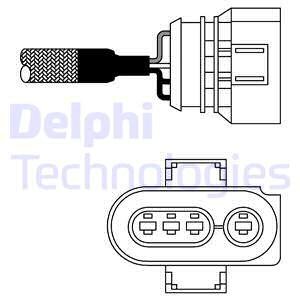 Sonda lambda DELPHI ES10568-12B1 021906265AK