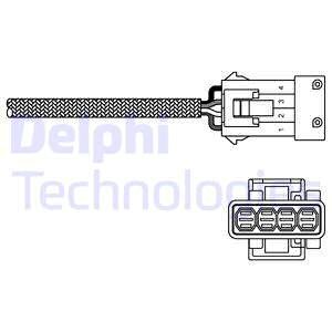 Sonda lambda DELPHI ES20293-12B1 96284482