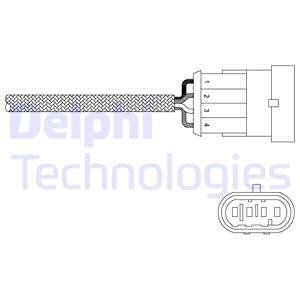 Sonda lambda DELPHI ES20302-12B1 46455802