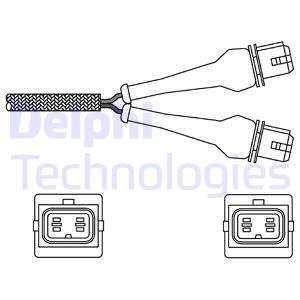 Sonda lambda DELPHI ES20244-12B1 1628AA
