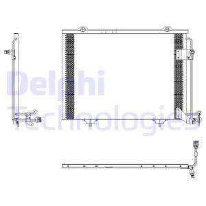 Chłodnica klimatyzacji DELPHI TSP0225432 2028300970