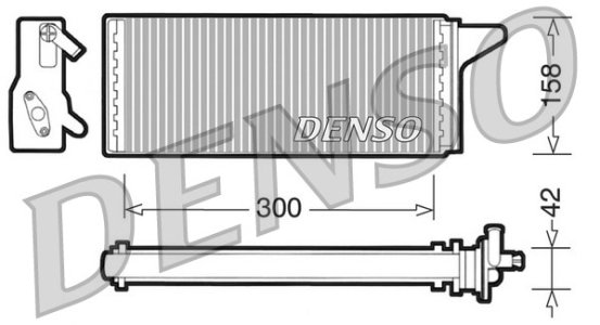 Nagrzewnica DENSO DRR12001 46722023