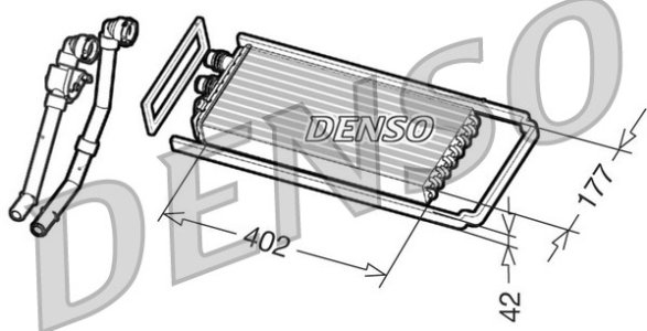 Nagrzewnica DENSO DRR12101 42553964