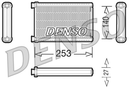 Nagrzewnica DENSO DRR05005 9123506