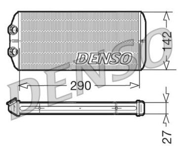 Nagrzewnica DENSO DRR07005 6448Q6