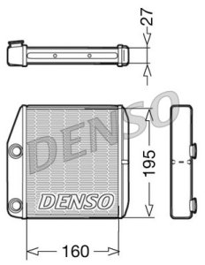 Nagrzewnica DENSO DRR09075 77363898