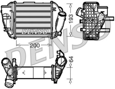 Intercooler DENSO DIT02005 8E0145805E