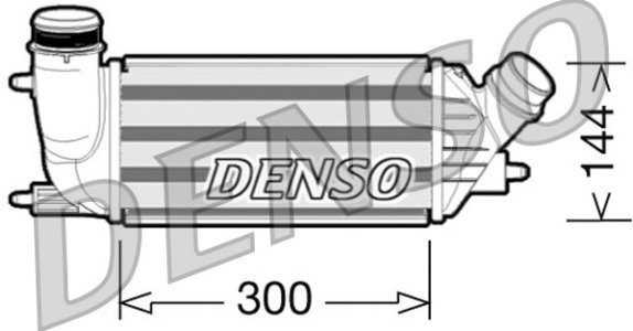 Intercooler DENSO DIT07001 0384P2