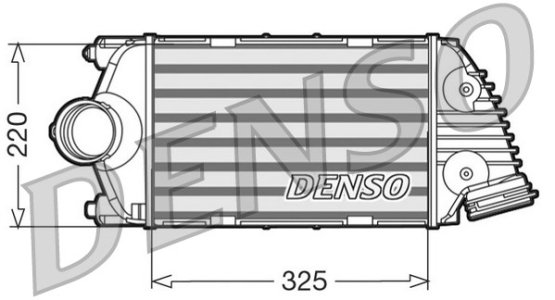 Intercooler DENSO DIT28015 99711063970