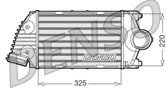Intercooler DENSO DIT28016 99711064070