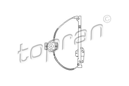 Podnośnik szyby tylnej TOPRAN 103 594 3A0839402F