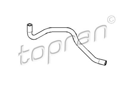 Przewód układu chłodzenia TOPRAN 103 450 357121109