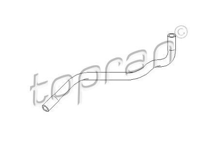 Przewód układu chłodzenia TOPRAN 103 002 1H0121109A