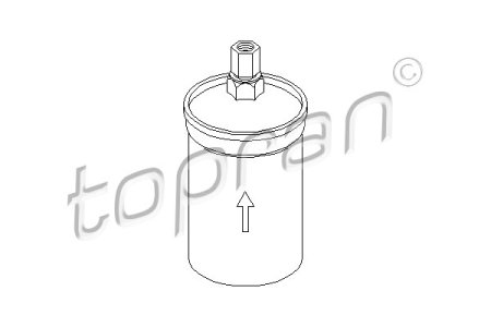 Filtr paliwa TOPRAN 104 134 WK8531