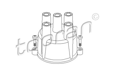 Kopułka aparatu zapłonowego TOPRAN 202 006 1211271