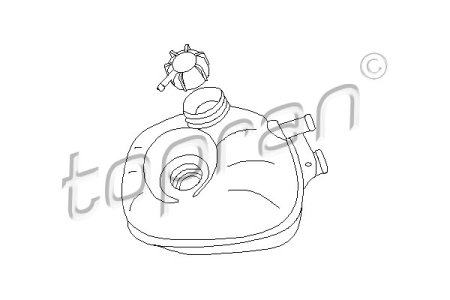 Zbiorniczek wyrównawczy TOPRAN 100 165 025121403B