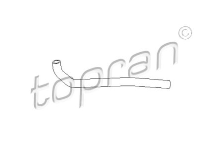 Przewód układu chłodzenia TOPRAN 102 723 191121109E