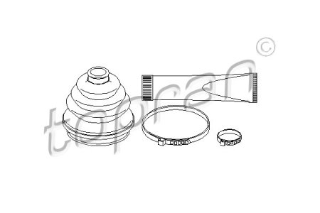 Osłona przegubu TOPRAN 202 423 1603179
