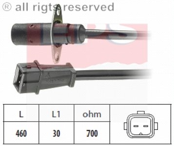 Czujnik obrotów wału korbowego FACET 1.953.001 5944390