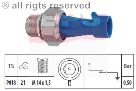Czujnik cisnienia oleju FACET 1.800.143 46472027