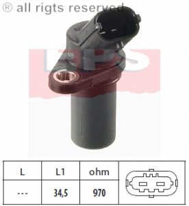 Czujnik obrotów wału korbowego FACET 1.953.235 6238109