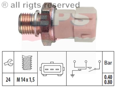 Czujnik ciśnienia oleju FACET 1.800.070 1252560